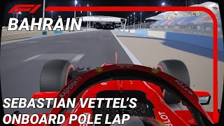 Sebastian Vettel's Pole Lap | 2018 Bahrain Grand Prix | #assettocorsa