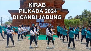 Kirab Pilkada 2024 Di Candi Jabung Paiton