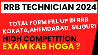 RRB Technician 2024 | RRB Technician 2024 Total Form Fill | RRB Technician 2024 Exam Date |