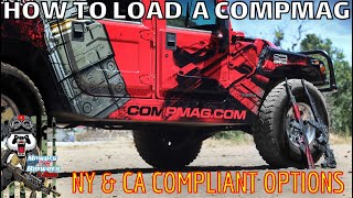 HOW TO LOAD A GENERATION 3 COMPMAG CA NY GUN LAW FIXED MAGAZINE OPTION FOR NON FEATURELESS RIFLES