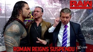 Debrief de RAW du 12 mars (ROMAN REIGNS SUSPENDU ? RONDA ROUSEY = SNIKERS ?)