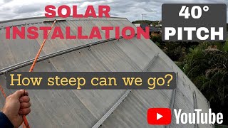 40 degree roof Solar Installation