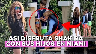 SHAKIRA se queda con sus hijos y pasará navidad con ellos, mientras Piqué viaja a Londres con Clara.