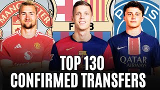 130 CONFIRMED Summer Transfers 2024! 🤪🔥 FT. Olmo, De Ligt, João Neves...