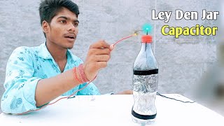 गलती से भी मत छुना इसे  -Ley Den Jar Capacitor l 100V ⚡ झटका 🤯