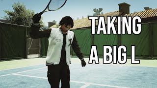 GTA Online Tennis but I suck at it