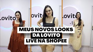 UMA SUPER NOVIDADE MINHA E DA LOVITO PARA VOCÊS - SOU APRESENTADORA NA SHOPEE - ROUPAS BARATINHAS!