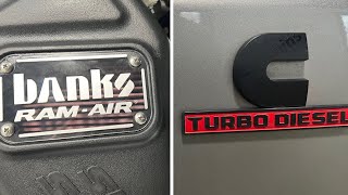 Installing the Banks CAI and custom oil catch can on a Ram 3500!