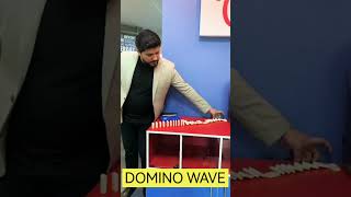 Domino Wave ❤️ #wave #physics #hassaanfareed