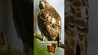 Soaring Majesty | The Red-Tailed Hawk Unveiled #shorts #animals #hawk  #wildlife