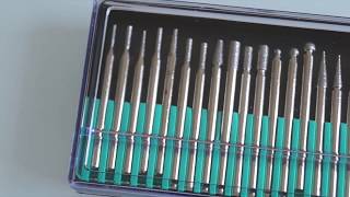 Diamond Coated Burs 20Pcs