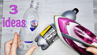 Plastik şişeyi Ütüledim! Ne Yaptığımı Görün! İnanılmaz Geri Dönüşüm Fikri!♻😍