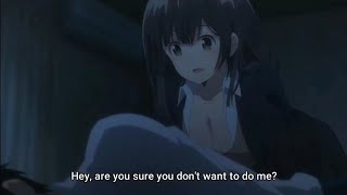 Higehiro Episode 1 Yoshida and sayu moments - sayu try to seduce yoshida