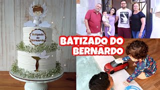 BATIZADO DO MEU FILHO BERNARDO 🤩 + PREPARATIVOS + COMEMORANDO O BATISMO + ESTREIAMOS A ÁREA GOURMET