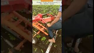 VST 130DI Power Tiller Attachment use in Inter cultivation #shorts #Tillerattachments #vst