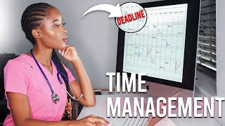 HOW I MANAGE MY TIME As A Medical Student, Youtuber and Business Owner - TIME MANAGEMENT TIPS