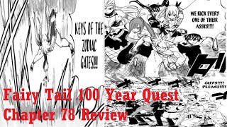 Fairy Tail 100 Year Quest Chapter 78 Review - Lucy Power Up!!!!