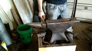 Hand forging kitchen knives part 1