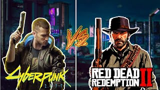 Cyberpunk 2077 Physics vs Red Dead Redemption 2 Physics Comparison