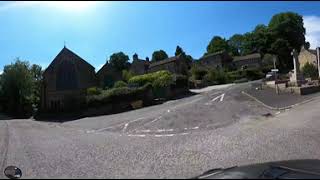 Peak District Motorbike Ride, Hathersage to Foolow.