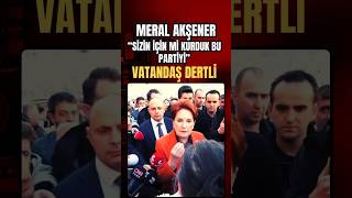 Meral Akşener:Sizin için mi kurduk bu partiyi #keşfet #aturktv #keşfet #istanbul #automobile