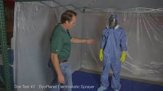 Hazmat Suit Disinfection Test - Superior Induction Charged Delivery Systems