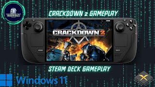 Xenia Crackdown 2 - Steamdeck Gameplay -  Windows 11