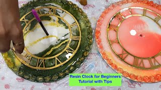 Resin Clock Tutorial for beginners