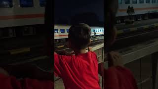 udah kereta yang keberapa nih ya, masih di MxT stasiun Tanggulangin