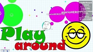 PLAY AROUND with Agar.io HERO?? | plus VOICE REACTION