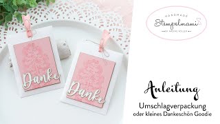 Anleitung Umschlagverpackung | Dankeschön Goodie | Amazing Silhouettes | Verpackung | Basteln