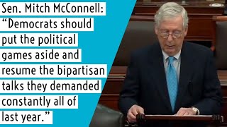 Sen. Mitch McConnell on Democrats Political Games