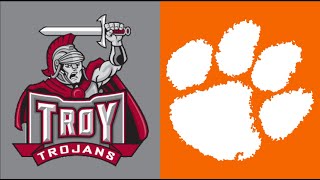 2016 College Football:  Troy vs. (#2) Clemson (Full Game)