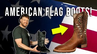 Wear your PATRIOTISM with American Flag Cowboy Boots 🇺🇸