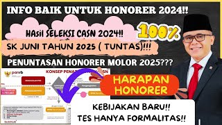 🔴KETENTUAN PPPK TERBARU❗HONORER SELESAI TAHUN 2025❗SK ASN PPPK 2024 DITERIMA 2025❓CEK SEKARANG❗