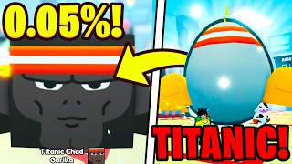 TRAFIŁEM NOWEGO *CHAD GORILLA* TITANICA W PET SIMULATOR 99! | Roblox