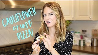 KELLY''S KITCHEN! 10 MIN CAULIFLOWER CRUST PIZZA