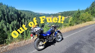 TW200 Out of Gas in the Middle of Nowhere No Problem!