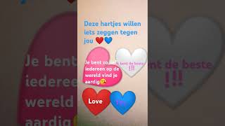 deze hartjes willen iets zeggen tegen jou💙😘