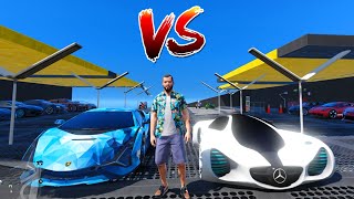 LAMBORGHINI SIAN VS NEW FUTURE CAR // LAMBORGHINI SIAN VS FUTURE BIOME#gtav#sian#short