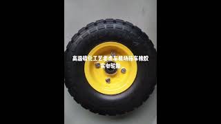 3.50-4 Rubber Foam Trolley and Hand Truck solid rubber tire, Tool carts Airport trailer solid wheels