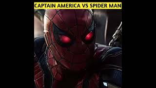 Captain America Vs Spider Man - कौन जीतेगा ? 😳 #shorts