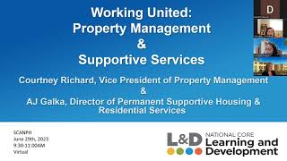 Working Hand in Hand: Property Manager and Supportive Services Collaboration