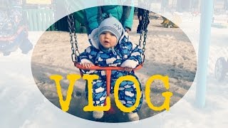 VLOG: бешеная сушка, ремонт, Миша на качелях