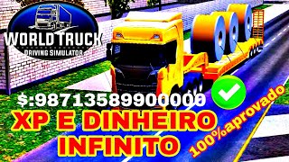 World Truck Driving Simulator com dinheiro infinito todos os caminhões desbloqueado