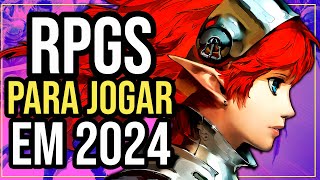 10 RPGs PERFEITOS para JOGAR em 2024!