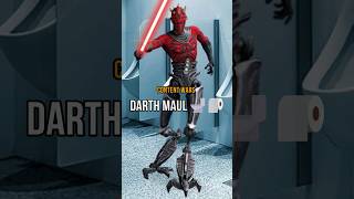 Does Darth Maul ever go to the bathroom? #starwars #darthmaul #darth #maul #contentwars #foryou #fyp