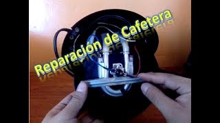 Cómo reparar una cafetera