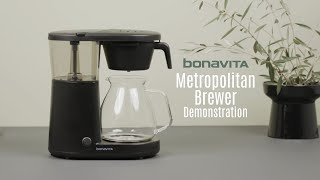 Bonavita Metro 8 Cup One Touch Coffee Brewer - Demonstration