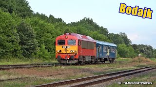 2024.06.04. - S150-es személyvonat Csörgővel (418 131), és egy BDd kocsival Bodajkon!